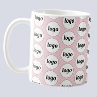 Einfaches Logo-Geschäfts-Branding-Muster Rosa