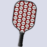 Einfaches Logo-Geschäftsmodell Burgundy Red Pickleball Schläger<br><div class="desc">Einfaches Logo-Design zur Förderung der Markentreue und zur Förderung Ihres kleinen Unternehmens. Ersetzen Sie das Logo durch Ihr eigenes,  um es anzupassen. Nutzen Sie sie selbst,  zum Sponsoring oder für Ihre Mitarbeiter,  Kunden und Kunden.</div>