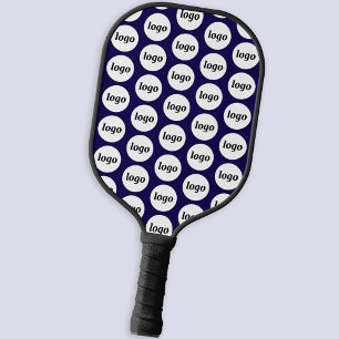 Einfaches Logo-Geschäftsmodell Navy Blue Pickleball Schläger
