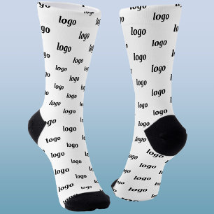 Einfaches Logo-Geschäftsmuster-Promotion Socken
