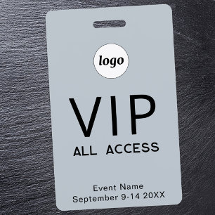 Einfaches Logo Minimalist VIP All Access Pass Even Ausweis