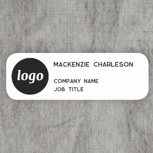 Einfaches Logo Minimalistisches Design Namensschild