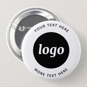Einfaches Logo mit Text Geschäft Button