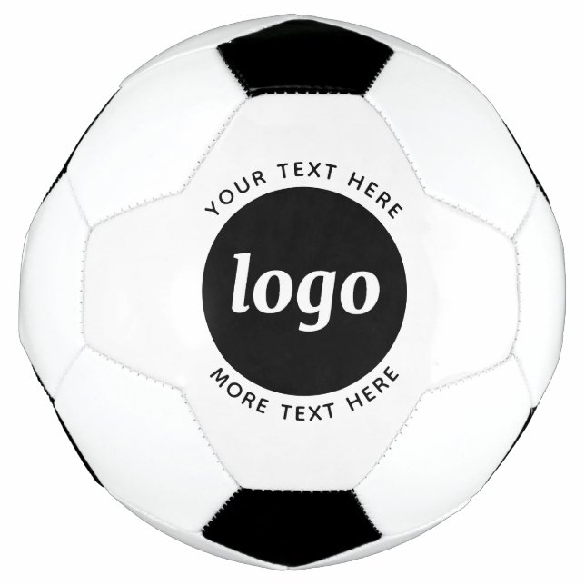 Einfaches Logo mit Text Geschäft Fußball (Vorderseite)