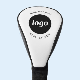 Einfaches Logo mit Text Geschäftspromotion Golf Headcover