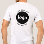 Einfaches Logo mit Textwerbung Tri-Blend Shirt<br><div class="desc">Fügen Sie Ihr eigenes Logo und Ihre Textauswahl zu diesem Backprint-Design hinzu. Entfernen Sie den oberen oder unteren Text,  wenn Sie es vorziehen. Minimalistisch und beruflich. Ideal für Mitarbeitermarken,  als Mitarbeiter-Uniform oder als Werbeprodukt für Ihre Kunden und Kunden.</div>