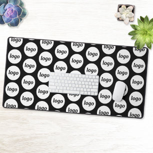 Einfaches Logo-Muster für das Branding von Unterne Schreibtischunterlage