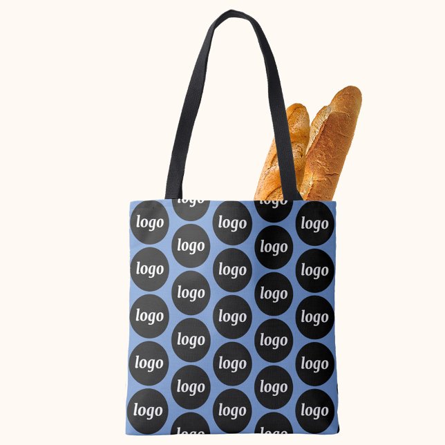 Einfaches Logo-Muster für Werbeaktionen (Logo pattern business promotional tote bag)