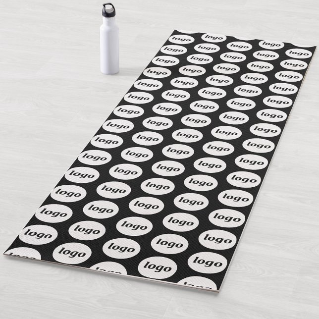 Einfaches Logo-Muster für Werbeaktionen Yogamatte (Simple logo pattern business branding promotional yoga mat)