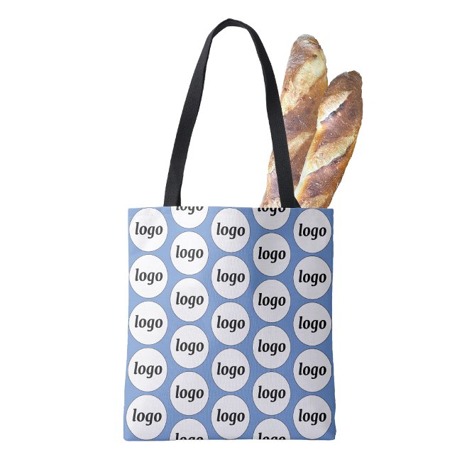 Einfaches Logo-Muster Geschäftswerbung (Simple logo pattern business branding promotional tote bag)