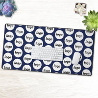 Einfaches Logo-Muster Werbeaktion Navy Blue