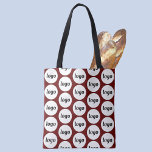 Einfaches Logo-Pattern Business Burgundy<br><div class="desc">Einfaches Logo-Design zur Förderung der Markentreue und zur Förderung Ihres kleinen Unternehmens. Ersetzen Sie das Logo durch Ihr eigenes und ändern Sie die Hintergrundfarbe im Design-Tool,  um es anzupassen.</div>