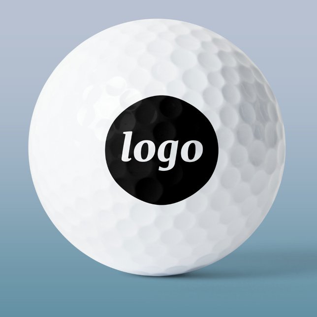 Einfaches Logo Promotional Golfball (Simple logo with text promotional business golf ball)