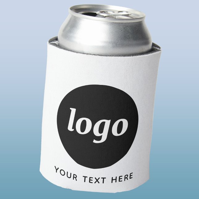 Einfaches Logo-Text-WerbeBranding Dosenkühler (Simple logo with custom text business branding promotional can cooler )