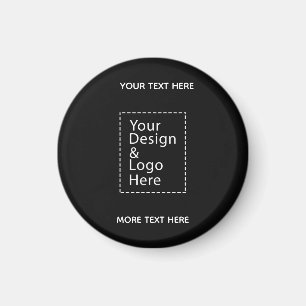 Einfaches Logo und Designtext Geschäftsbrandings S Magnet