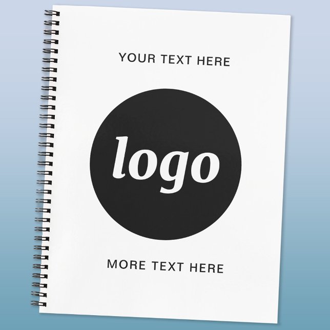 Einfaches Logo- und Textförderungsgeschäft Planer (Logo custom text business promotional planner)