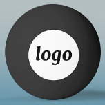 Einfaches Logo-WerbeBranding Tischtennisball<br><div class="desc">Fügen Sie diesem Design Ihr eigenes Logo hinzu. Minimalistisch und beruflich. Günstig als Werbemittel für Ihre Mitarbeiter,  Kunden und Kunden. Perfekt als Geschenkartikel für eine Messe oder eine Firmenveranstaltung,  um die Markentreue zu fördern.</div>