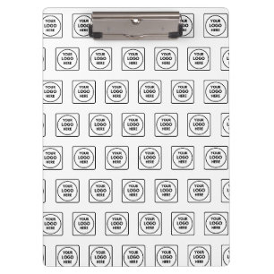 Einfaches Logo-Wiederholungsmuster Clipboard Pro Klemmbrett