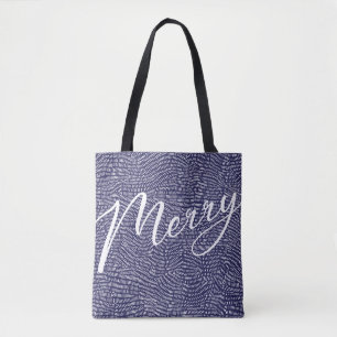 Einfaches Lustiges Blaues Doodle Frohe Weihnachten