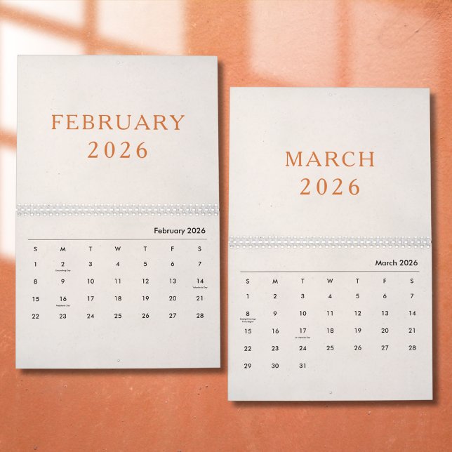 Einfaches Luxus-Design-Kalender Kalender (Von Creator hochgeladen)