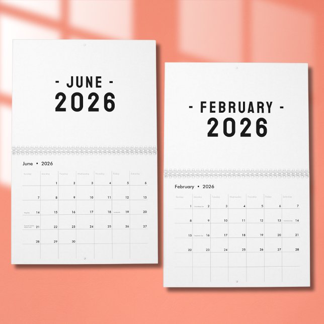 Einfaches Luxus-Design-Kalender Kalender (Von Creator hochgeladen)