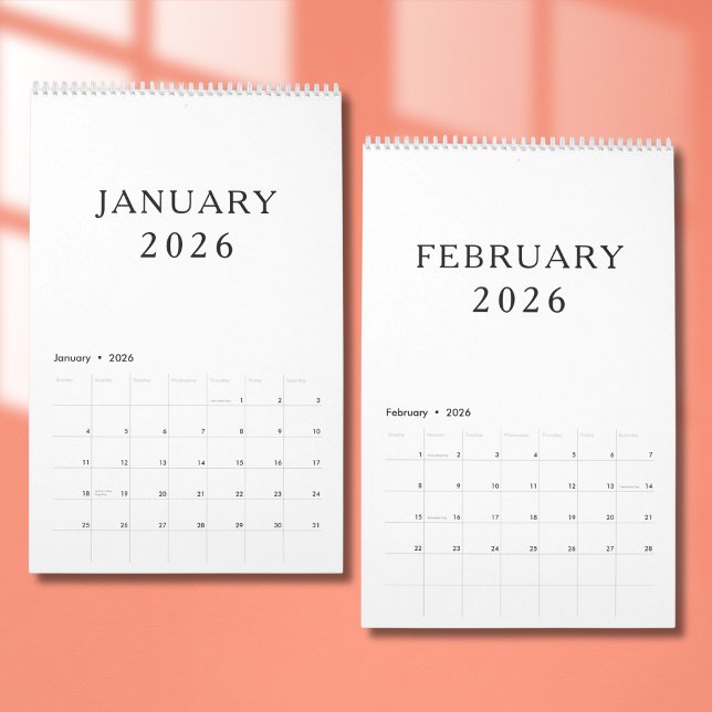 Einfaches Luxus-Design-Kalender Kalender (Von Creator hochgeladen)