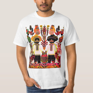 einfaches madhubanisches Gemälde T-Shirt