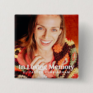 Einfaches Memorial für benutzerdefiniertes Foto in Button