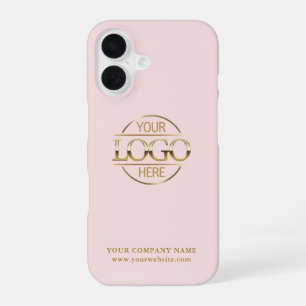 Einfaches Minimal Custom Business Firmenlogo iPhone 16 Hülle