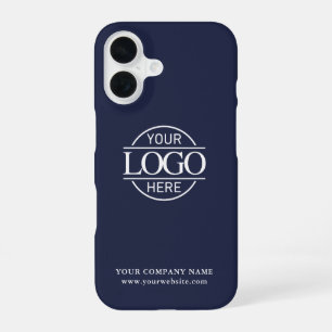 Einfaches Minimal Custom Business Firmenlogo iPhone 16 Hülle