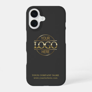 Einfaches Minimal Custom Business Firmenlogo iPhone 16 Hülle