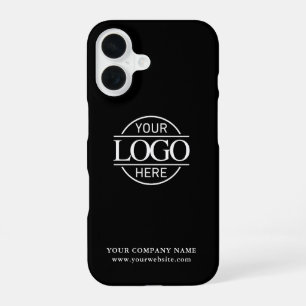 Einfaches Minimal Custom Business Firmenlogo iPhone 16 Hülle