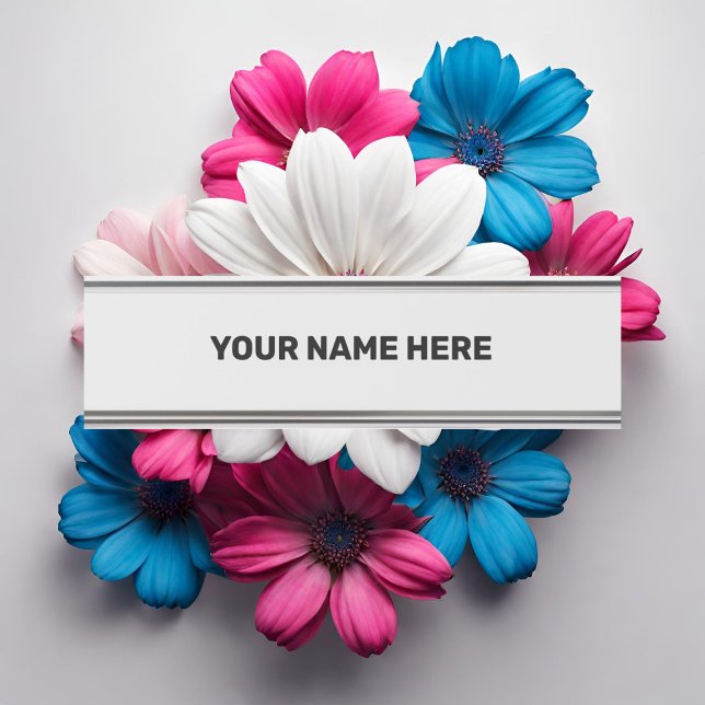 EINFACHES MINIMAL-TEXT-STYLE-TÜR-SIGN SCHREIBTISCHNAMENSPLAKETTE (Von Creator hochgeladen)