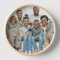 Einfaches minimales Familienfoto-Andenken im Vollf