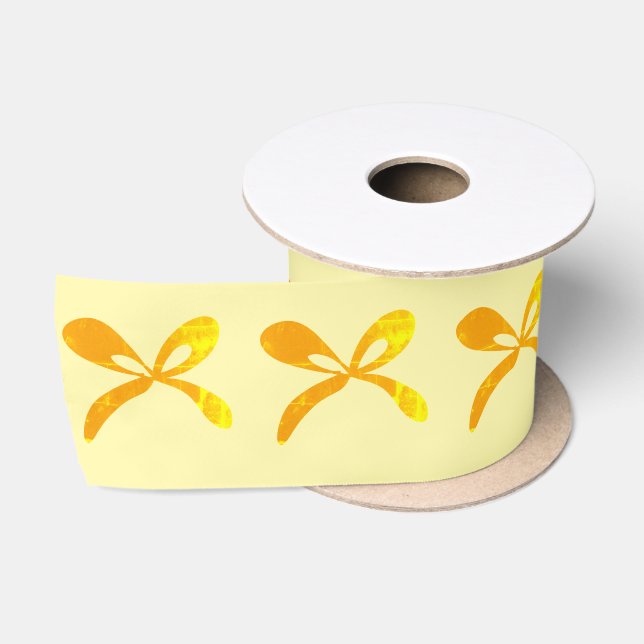 einfaches minimales fügen Sie Ihren Text Monogramm Satinband (Spule)