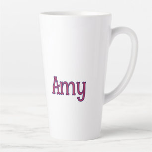 einfaches minimales individuelles Namensmonogramm Milchtasse