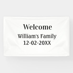 einfaches minimales Monogramm-Logo personalisierte Banner