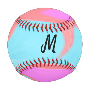 einfaches minimales Monogramm-Logo personalisierte Baseball