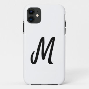 einfaches minimales Monogramm-Logo personalisierte Case-Mate iPhone Hülle