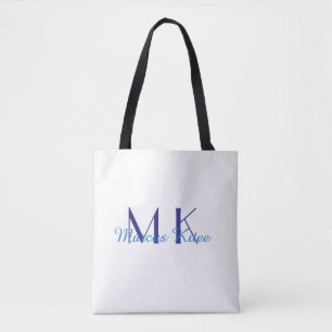 einfaches minimales Monogramm personalisierter Nam