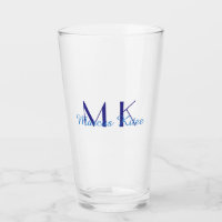 einfaches minimales Monogramm personalisierter Nam