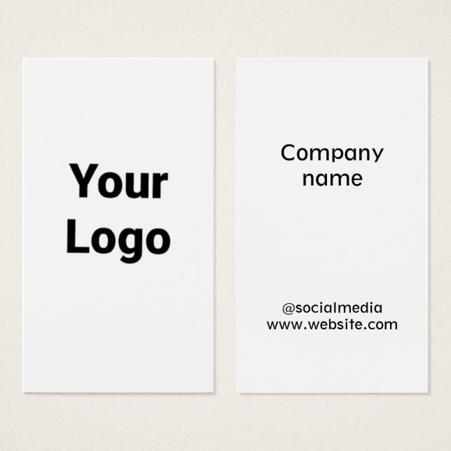Einfaches, minimales und individuelles Logo (Vorne & Hinten)
