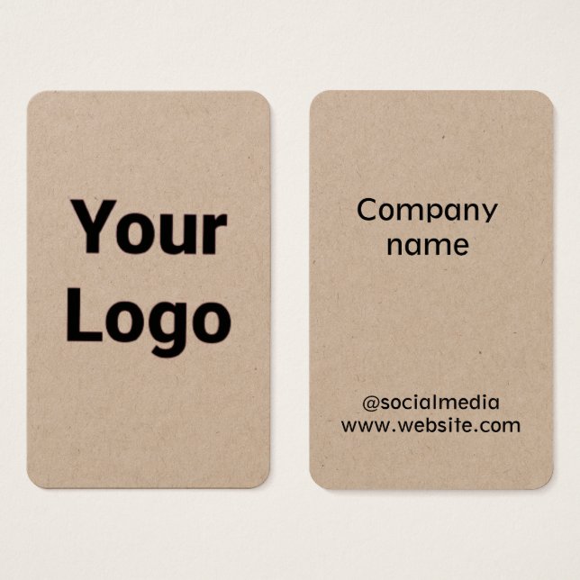 Einfaches, minimales und individuelles Logo (Vorne & Hinten)