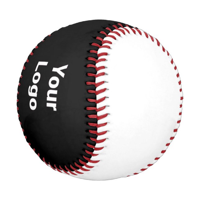 Einfaches, minimales und individuelles Logo Baseball (Schrägansicht)