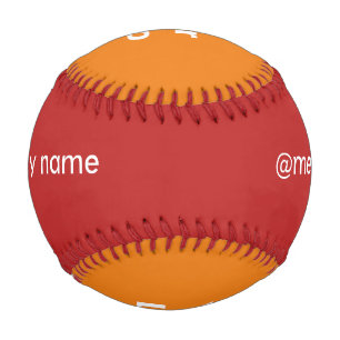 Einfaches, minimales und individuelles Logo Baseball