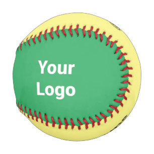 Einfaches, minimales und individuelles Logo Baseball