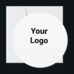 Einfaches, minimales und individuelles Logo Feiertagskarte<br><div class="desc">Entwurf</div>