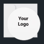 Einfaches, minimales und individuelles Logo Feiertagskarte<br><div class="desc">Entwurf</div>