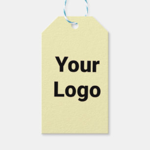 Einfaches, minimales und individuelles Logo Geschenkanhänger