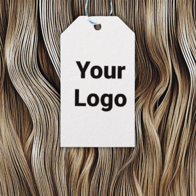 Einfaches, minimales und individuelles Logo Geschenkanhänger (Von Creator hochgeladen)